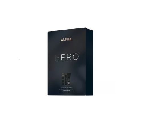 Купить Estel Alpha Homme Hero - Набор (Шампунь 250 мл, Гель для душа 250 мл, Спрей-дезодорант 100 мл), Estel Professional (Россия)