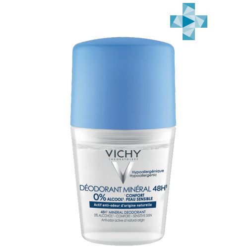 Купить Vichy Deodorant - Минеральный дезодорант без солей алюминия 48 часов свежести 50 мл, Vichy (Франция)