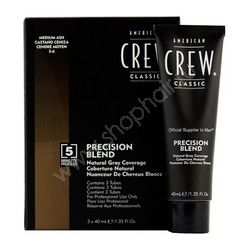 Купить American Crew Precision Blend - Краска для седых волос пепельный оттенок 5/6 3*40 мл, American Crew (США)