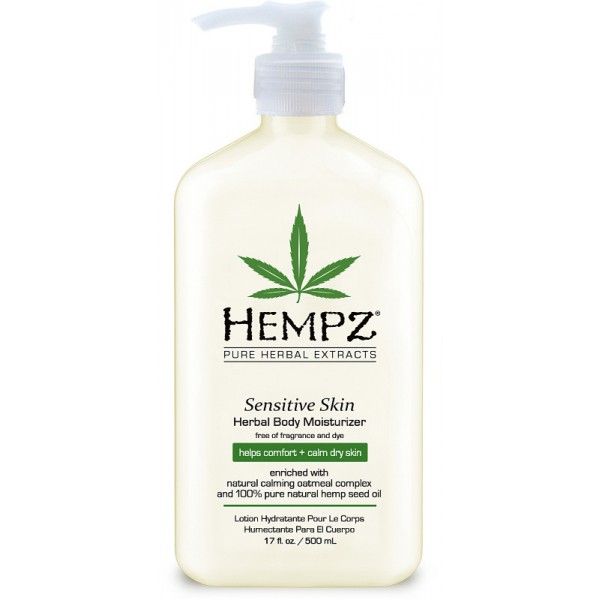 Купить Hempz Sensitive Skin Herbal Moisturizer - Молочко для тела увлажняющее, чувствительная кожа 500 мл, Hempz (США)