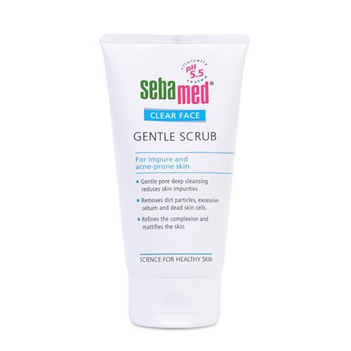 Купить Sebamed Clear Face Gentle Scrub - Скраб для лица мягкий 150 мл, Sebamed (Германия)