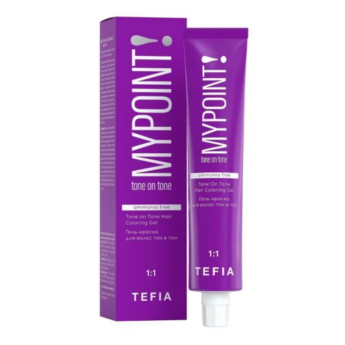 Tefia Mypoint - Гель-краска для волос тон в тон 5.81 светлый брюнет коричнево-пепельный 60 мл, Tefia (Италия)  - Купить