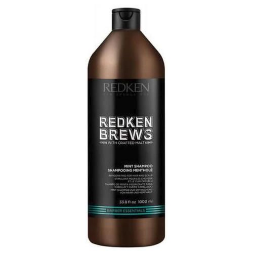 Купить Redken Brews Mint Clean Shampoo - Тонизирующий шампунь для волос и кожи головы 1000 мл, Redken (США)