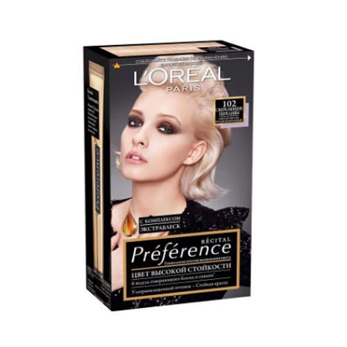 Купить L'Oreal Preference - Краска для волос 11.21 ультраблонд перламутровый 174 мл, L'Oreal Paris (Франция)