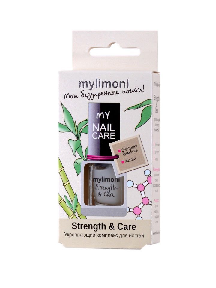 Купить Limoni MyLimoni Strength & Care - Укрепляющий комплекс для ногтей 6 мл., Limoni (Корея)