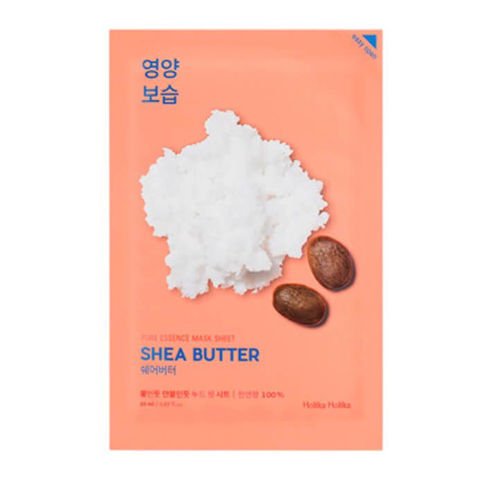 Купить Holika Holika Pure Essence Mask Sheet Shea Butter - Питающая тканевая маска, с маслом ши 21 мл, Holika Holika (Корея)
