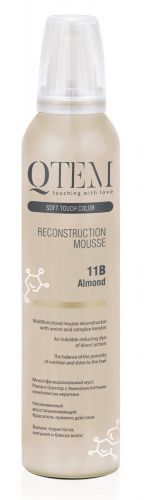 Купить Qtem Soft Touch Color Almond 11B - Мусс реконструктор для волос (Миндаль) 250 мл, Qtem (Испания)