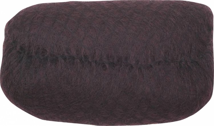 Купить Dewal - Валик для прически, искусственный волос + сетка, темно-коричневый 18х11 см, Dewal Pro (Германия)