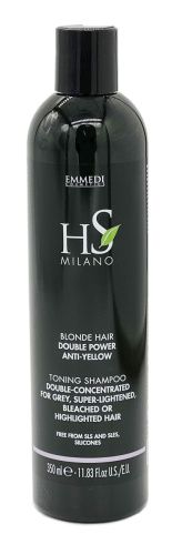 Купить Dikson HS Milano Shampoo Blonde Hair Double Power Anti-yellow - Шампунь для светлых и обесцвеченных волос с двойным пигментом 350 мл, Dikson (Италия)