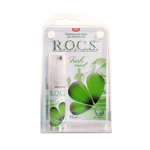 Купить R.O.C.S - Спрей освежающий для полости рта мята 15 мл, R.O.C.S. (Россия)