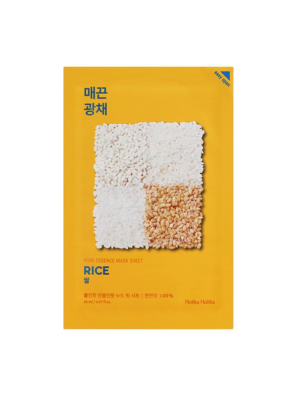 Купить Holika Holika Pure Essence Mask Sheet Rice - Тканевая маска против пигментации, рис 21 гр, Holika Holika (Корея)