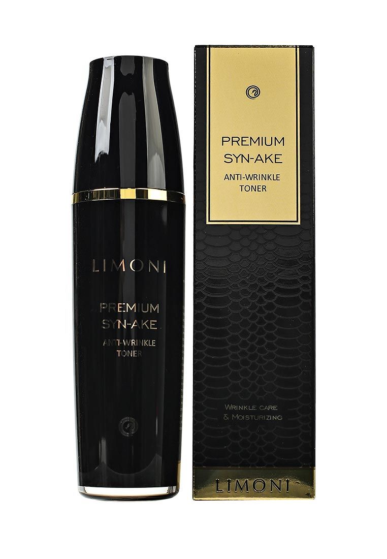Купить Limoni Premium Syn-Ake Anti-Wrinkle Toner - Антивозрастной тонер для лица со змеиным ядом 120 мл, Limoni (Корея)