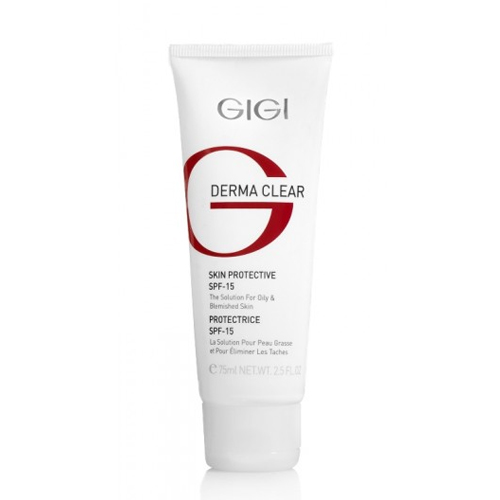 Купить GIGI Derma Clear Cream Protective SPF-15 - Крем увлажняющий защитный 75 мл, GIGI (Израиль)