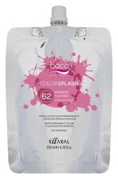 Купить Kaaral Color Splash Passion Fuchsia - Полуперманентный краситель фуксия 200 мл, Kaaral (Италия)