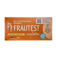 Frautest - Тест-полоски на овуляцию N5 5 шт Frautest (Германия) купить по цене 56 руб.