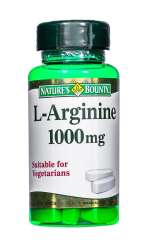 Nature's Bounty - L-аргинин 1000 мг 50 таблеток Nature's Bounty (США) купить по цене 1 958 руб.