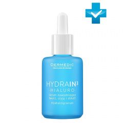 Dermedic Hydrain3 Hialuro - Увлажняющая сыворотка для лица, шеи и декольте 30 гр Dermedic (Польша) купить по цене 2 160 руб.