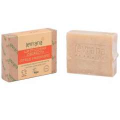 Levrana - Натуральное мыло ручной работы "Цитрусовая свежесть" 100 гр Levrana (Россия) купить по цене 189 руб.