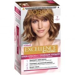 L'oreal Excellence - Крем-краска для волос 7.1 Русый пепельный L'Oreal Paris (Франция) купить по цене 972 руб.