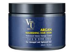 Von-U Argan Nourishing Hair Mask - Маска для волос питательная с аргановым маслом 480 мл Von-U (Корея) купить по цене 1 516 руб.