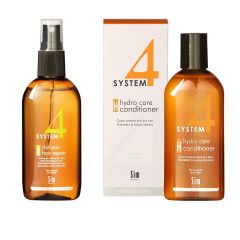 Sim Sensitive System 4 - Набор для интенсивного восстановления волос (спрей R 200 мл, бальзам H 215 мл) Sim Sensitive (Финляндия) купить по цене 2 735 руб.