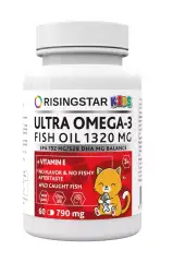 Омега-3 жирные кислоты для детей 3+ 790 мг, 60 капсул Risingstar (Россия) купить по цене 820 руб.