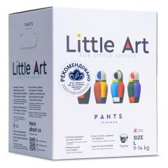 Детские трусики-подгузники в индивидуальной упаковке размер L 9-14 кг, 36 шт Little Art (Китай) купить по цене 1 591 руб.