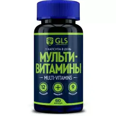 Комплекс «Мультивитамины 12+9», 60 капсул GLS (Россия) купить по цене 590 руб.