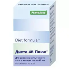 Diet Formula - "Диета 45 плюс" таблетки №60 Diet Formula (США) купить по цене 1 161 руб.