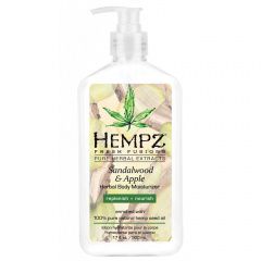 Hempz Sandalwood & Apple Herbal Body Moisturizer - Молочко для тела увлажняющее Сандал и Яблоко 500 мл Hempz (США) купить по цене 3 232 руб.