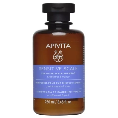 Шампунь для чувствительной кожи головы с пребиотиками и медом, 250 мл Apivita (Греция) купить по цене 1 180 руб.