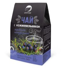 Алтэя Травяные чаи - Травяной чай с можжевельником 80 г Алтэя (Россия) купить по цене 190 руб.