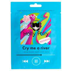 Holly Polly Music Collection Cry Me a River - Тканевая маска для лица на кремовой основе с Гиалуроновой кислотой, Aлое и экстрактом Cакуры (Увлажняющая) 22 гр Holly Polly (Россия) купить по цене 120 руб.