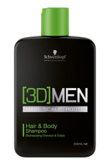 Schwarzkopf Professional [3D]Mension Hair  and  Body Shampoo - Шампунь для волос и тела 250 мл Schwarzkopf Professional (Германия) купить по цене 868 руб.