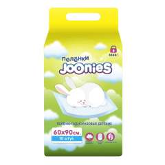 Joonies - Пеленки детские одноразовые 60х90 см 10 шт Joonies (Китай) купить по цене 770 руб.