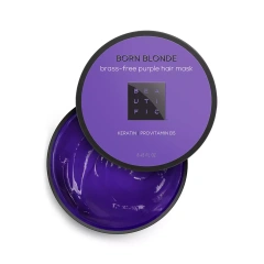 Фиолетовая маска для нейтрализации желтизны Born Blonde Brass-Free Purple, 250 мл Beautific (Россия) купить по цене 495 руб.