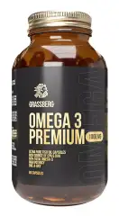 Биологически активная добавка к пище Omega 3 Premium 60% 1000 мг, 60 капсул Grassberg (Великобритания) купить по цене 1 907 руб.