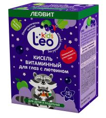 Леовит Leo Kids - Кисель витаминный для глаз с лютеином для детей 5*12 гр Леовит (Россия) купить по цене 270 руб.