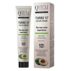 Qtem Color Service Turbo 12 Color Cream - Перманентный краситель с восстанавливающими активами 8.21 Серо-жемчужный светлый блонд 100 мл Qtem (Испания) купить по цене 865 руб.