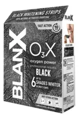 Отбеливающие полоски  с углем Whitening  Strips  Black 6 шт BlanX (Италия) купить по цене 2 189 руб.