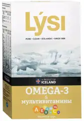 Комплекс омега-3 с мультивитаминами, 64 капсулы Lysi (Исландия) купить по цене 2 324 руб.