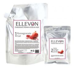 Ellevon Pomegranate Premium Modeling Mask - Премиум альгинатная маска с гранатом (гель + коллаген) 1000 мл+100 мл Ellevon (Корея) купить по цене 5 800 руб.