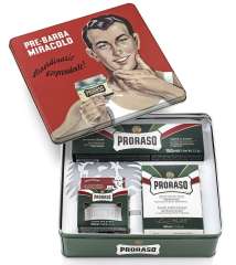 Proraso Vintage Selection Gino - Набор для бритья (крем до бритья 100 мл, крем для бритья 150 мл, бальзам после бритья 100 мл) Proraso (Италия) купить по цене 6 460 руб.
