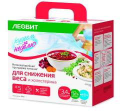 Леовит Худеем за неделю - Снижение веса и холестерина 5 дней Леовит (Россия) купить по цене 1 225 руб.