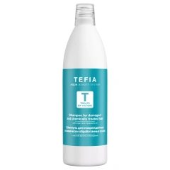 Шампунь для поврежденных и химически обработанных волос с маслом арганы и макадамии, 1000 мл Tefia (Италия) купить по цене 859 руб.