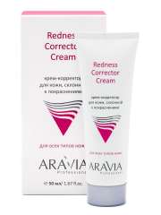 Aravia Professional Redness Corrector Cream - Крем-корректор для кожи лица склонной к покраснениям 50 мл Aravia Professional (Россия) купить по цене 855 руб.