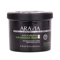Aravia Professional Organic Anti-Cellulite Salt-Intensive Mask - Антицеллюлитная солевая крем-маска для тела 550 мл Aravia Professional (Россия) купить по цене 1 842 руб.