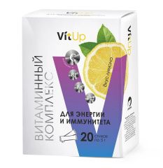 VitUp - Витаминный комплекс "Источник энергии и иммунитета" со вкусом лимона 20 стиков х 5 г VitUp (Россия) купить по цене 505 руб.