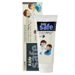 CJ Lion Kids Safe - Детская зубная паста со вкусом винограда от 3-х до 12 лет 90 г CJ Lion (Корея) купить по цене 187 руб.