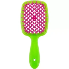Щетка Superbrush с закругленными зубчиками салатово-малиновая, 20,3 х 8,5 х 3,1 см Janeke (Италия) купить по цене 1 188 руб.